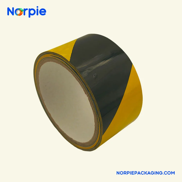 কালো এবং হলুদ সতর্কতা টেপ