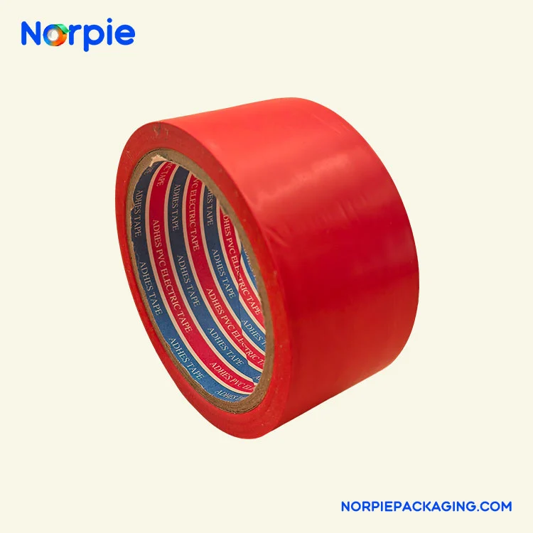 বিশুদ্ধ লাল সতর্কতা টেপ